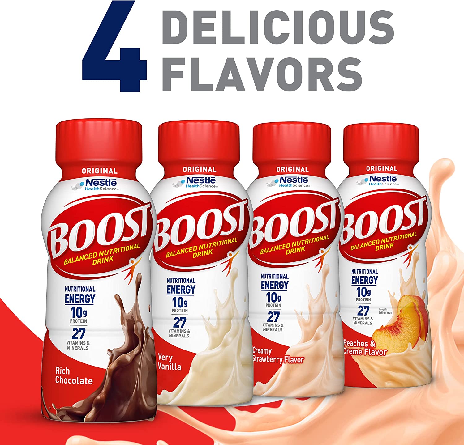 BOOST Original Nutritional Drink, Creamy Strawberry, 8 fl oz (Pack of 24) - Image 7
